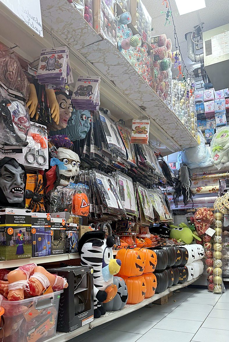 Seasonal window display